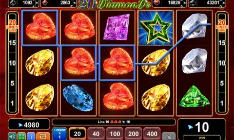 20 Diamonds слот игра