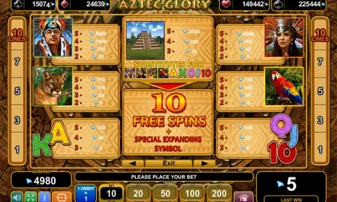 Aztec Glory Slot Game