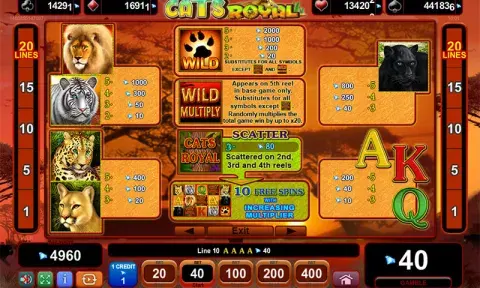 Cats Royal Slot Game
