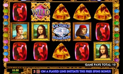 Da Vinci Diamonds слот безплатно
