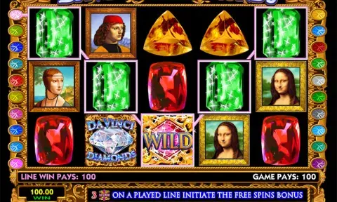 Da Vinci Diamonds слот онлайн