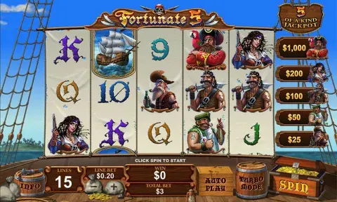 Fortunate 5 Slot