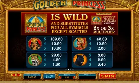 Golden Princess Slot Online