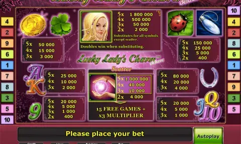 Lucky Lady's Charm Deluxe Slot 2