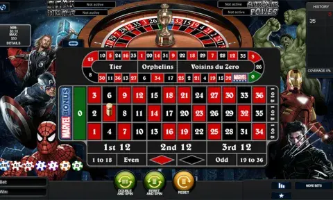 Marvel Roulette Game