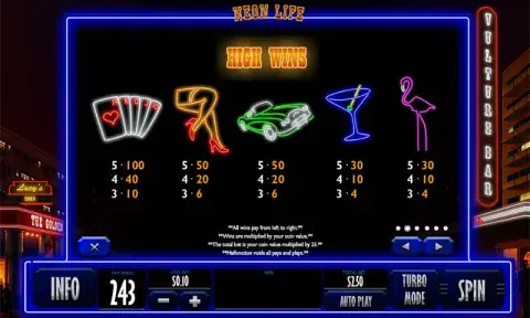 Neon Life Slot Free