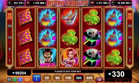 Retro Cabaret Slot Online