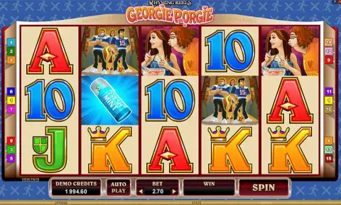 Rhyming Reels - Georgie Porgie Slot Game
