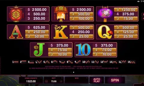 Serenity Slot Online