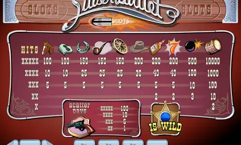 Silver Bullet Slot Machine