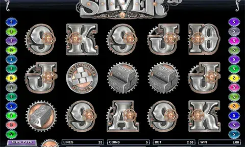 Sterling Silver 3D Slot