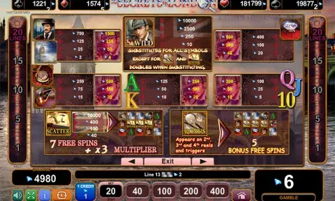The Secrets of London Slot Game