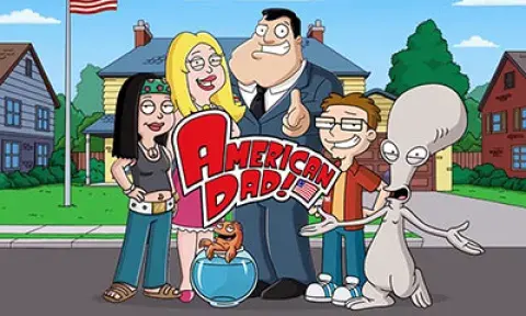 American Dad Slot Logo