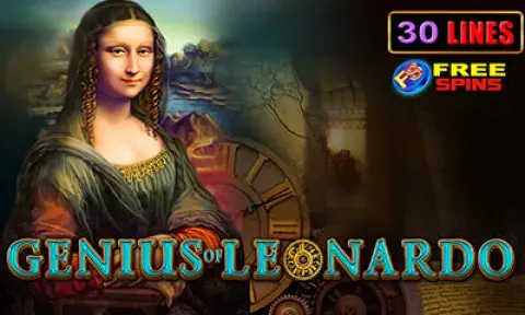 Genius of Leonardo Slot Logo
