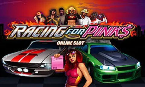Racing for Pinks Slot Logo