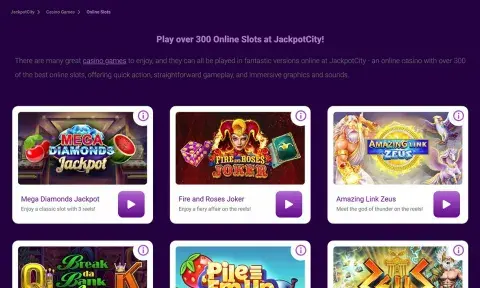 Jackpot City Casino Games