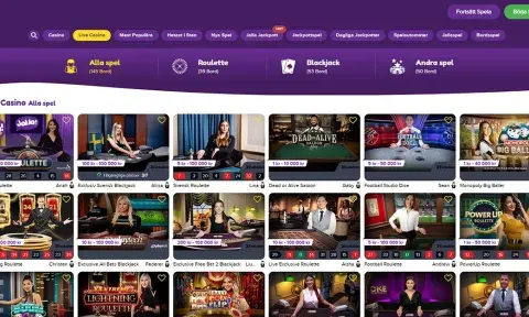 Jalla Casino Live