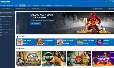 NordicBet Casino Live Games